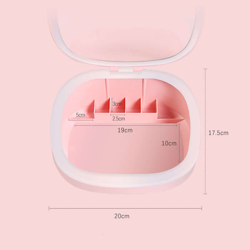 Led makeup mirror